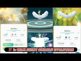 Swablu Max Cp For All Levels Pokemon Go