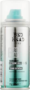 tigi bed head hard head hairspray