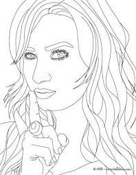 Demi lovato, singer, x factor, songwriter, barney, demi lovato, demi laavato, demi lavato, demi lavoto, demi lemvoto, demi levarto, demi lovoto,demi lovota, debi. Demi Lovato Posing Coloring Page More Famous People Coloring Sheets On Hellokids Com People Coloring Pages Coloring Pages Celebrity Drawings