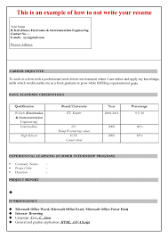     Resume Samples for Freshers Engineers In Electronics New Resume format  for Freshers Mechanical Engineers Pdf Free    