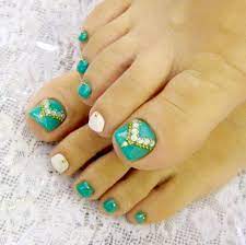 Conoce los mejores decorados de uñas de pies. Unas De Los Pies Decoradas Con Piedras Los Mejores Disenos Aqui