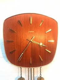 Vintage Junghans Pendulum Wall Clock In