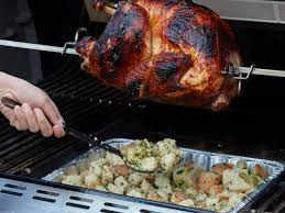 grilled rotisserie turkey