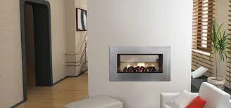 Horizon Low Line Double Sided Fireplace