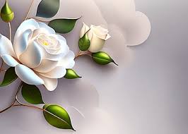 beautiful rose white background images