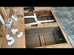 relocate tub drain water supply for