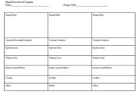 40 Professional Storyboard Templates Examples