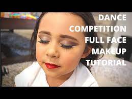 dance compeion full face makeup
