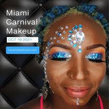 miami carnival makeup 2021 with face
