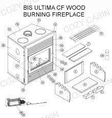 Bis Ultima Cf Wood Burning Fireplace