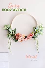 Carefully cut a petal as there are chances of getting teared at the ends. How To Make A Floral Hoop Wreath Tutorial Tidymom