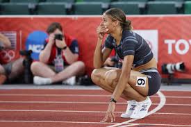 Four hundred meters is the equivalent of about 1,312 feet. Sydney Mclaughlin Sets A World Record Over 400 M Hurdles And Qualifies For The Olympics Best Daily Sports News