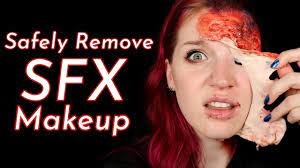remove sfx makeup latex prosthetics