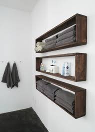 Diy Wall Shelves In The Bathroom
