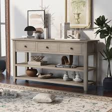 3 drawer console table sofa side tables