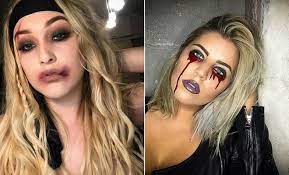 last minute halloween makeup looks