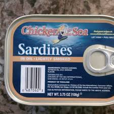 calories in 1 can of sardines in oil