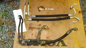 engine oil cooler line replacement diy