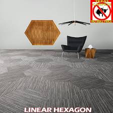 linear hexagon shaw