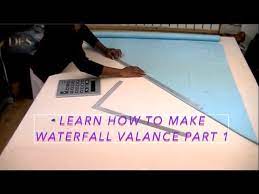 make waterfall valance part