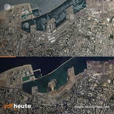Emmanuelle khnaisser gave birth at beirut's st. Satellitenbilder Im Vergleich Beirut Vor Und Nach Der Katastrophe Zdfheute
