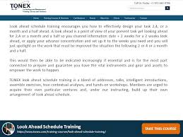 Look Ahead Schedule Training 2 Days Course From Tonex Ppt