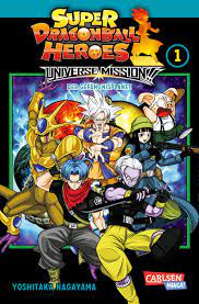 Maybe you would like to learn more about one of these? Super Dragon Ball Heroes Universe Mission 1 Universe Mission Nagayama Yoshitaka 9783551779373 Amazon Com Books