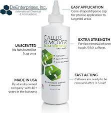 unscented callus remover gel extra