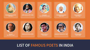 list of famous poets in india famous