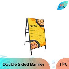 ads advertising double sided easel