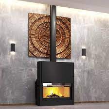 Steel Plate Wood Burning Stove Real