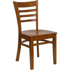 Walnut wood finish seat top. Hercules Series Cherry Finished Ladder Back Wooden Restaurant Chair Chairrestaurant Solid Wood Dining Chairs Wood Restaurant Chairs Flash Furniture