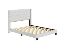 Mia Upholstered Platform Bed Frame With