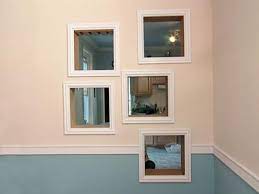 framing mirrors with crown molding