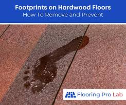 remove footprints on hardwood floors