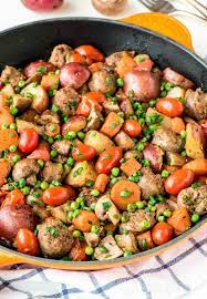 italian sausage skillet made in one