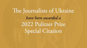 Pulitzer Prize for Ukraine journalists ...