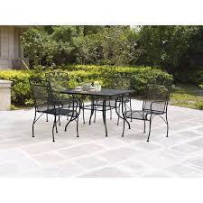The specific advantages you see with your cast iron garden set could depend on the models you purchase and how you set them up in your garden. Mainstays Jefferson Outdoor Patio Dining Set Wrought Iron 5 Piece Walmart Com Walmart Com