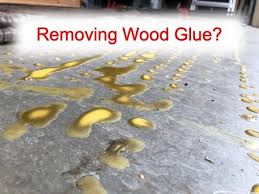 removing wood glue you