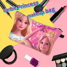 barbie pink makeup bag princess