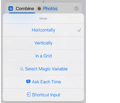 how to combine photos on iphone using