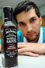 Simon Hood wasn&#39;t allowed to buy a bottle of Jack Daniels BBQ sauce at Tesco in Chineham because he couldn&#39;t prove his age - article-2043339-0E24668600000578-147_468x701