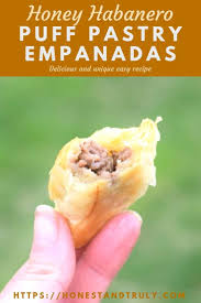 puff pastry empanadas filled with honey