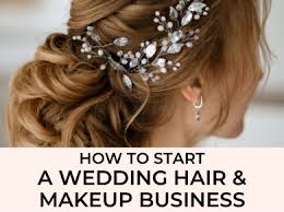 a wedding hair makeup business