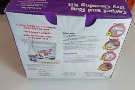 capture carpet and rug dry cleaning kit