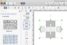 Creating A Spa Floor Plan Conceptdraw