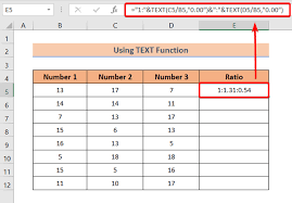 how to calculate ratio of 3 numbers in