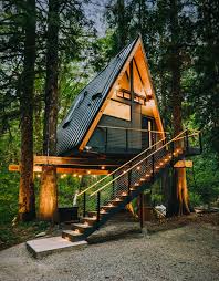 airbnb find tree frame cabin