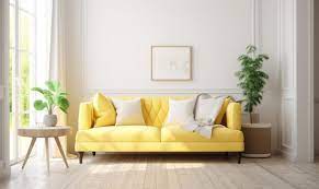 Yellow Wall Living Room Images