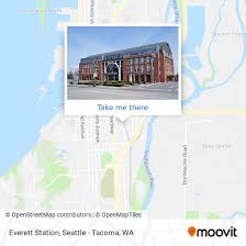 how to get to everett station by bus